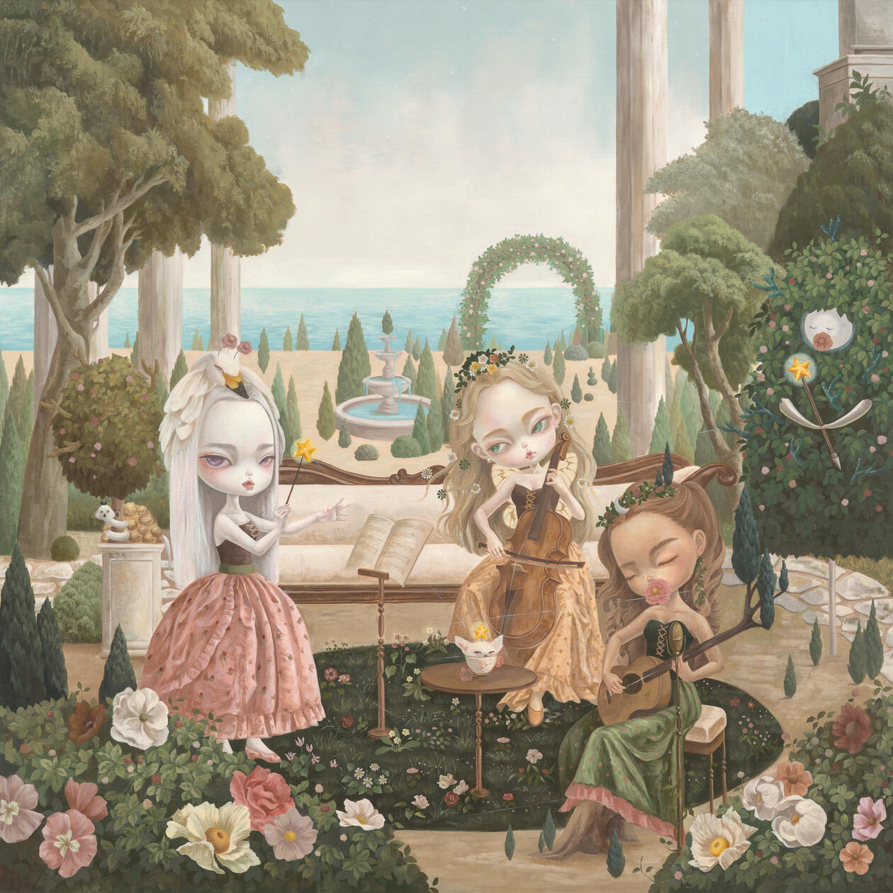 Orbit; orbiting hamonies, 서로를 맴도는 화음, oil on canvas, 130.3x130.3cm, 2026