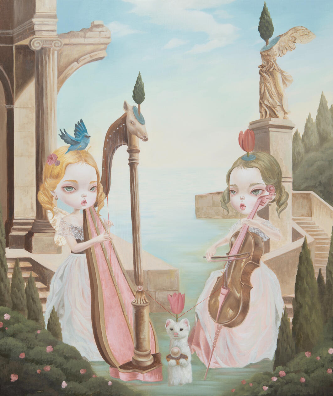 uncomfortable harmony#1,72.7x60.6cm,oil on canvas,2025