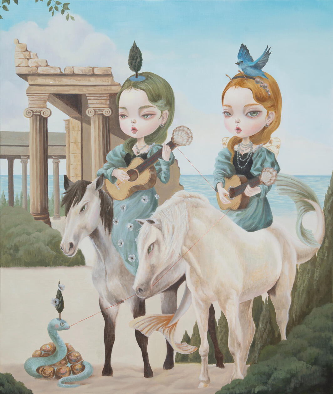 uncomfortable harmony#2,72.7x60.6cm,oil on canvas,2025