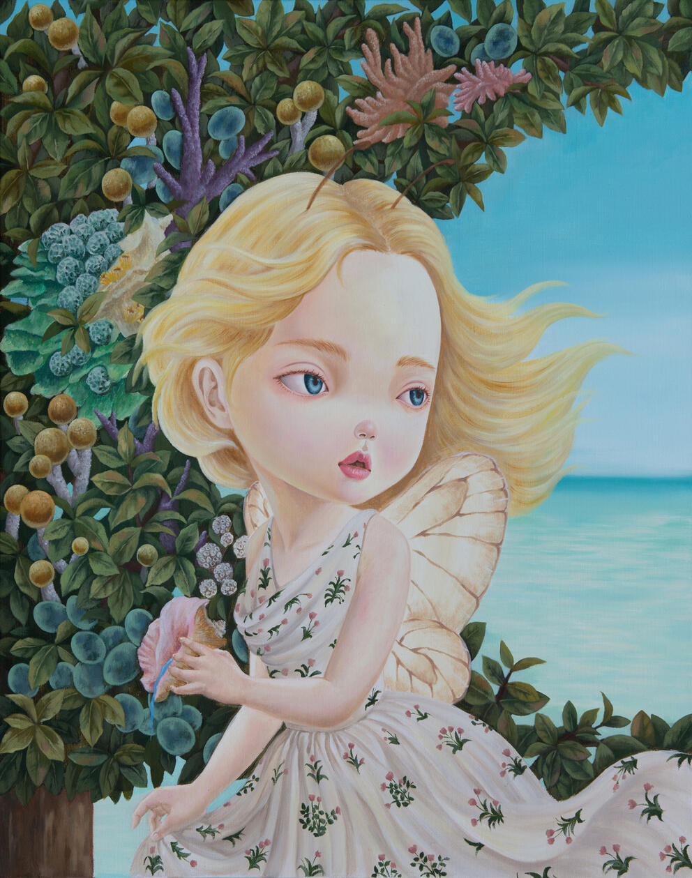 Narace' Sea Tree나레이스의 바다나무#1,oil on canvas, 72.7x60.6cm,2024