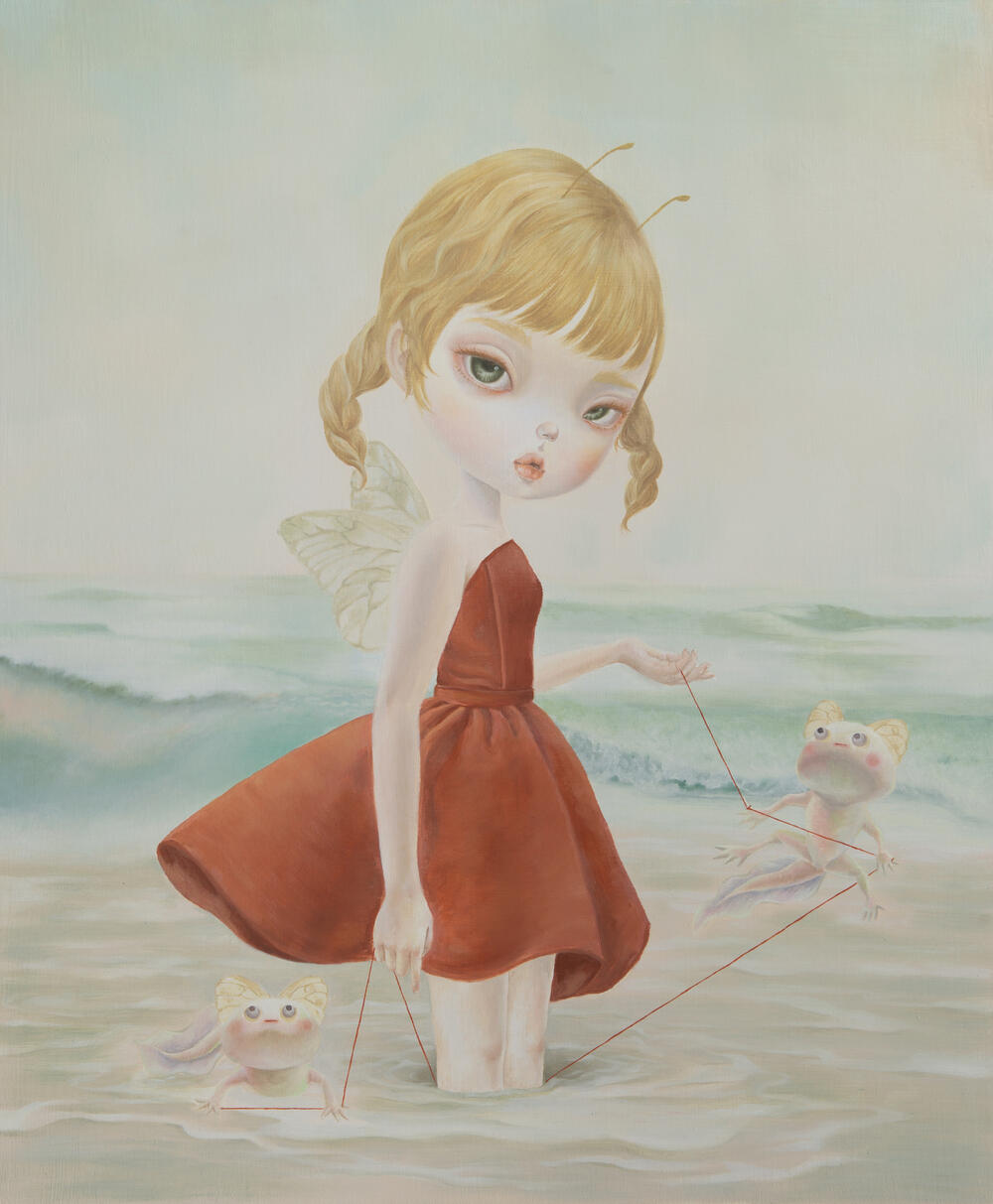 RED THREAD Red Promise Oil on Canvas 72.7 × 60.6 cm 2024